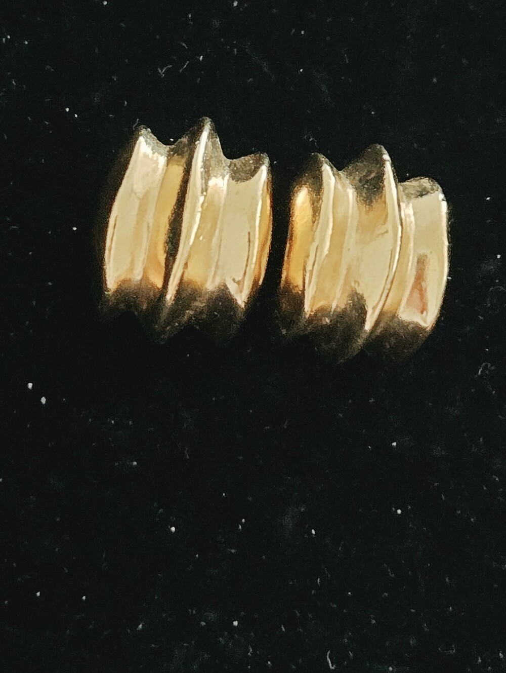 Givenchy Gold-Tone Floral Clip Earrings